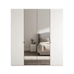 Wiemann Kahla 4 Door Mirrored Wardrobe -Dunelm Shop 30858613 alt01