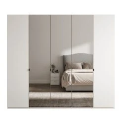 Wiemann Kahla 5 Door Mirrored Wardrobe -Dunelm Shop 30858618 alt01