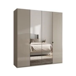 Wiemann Kahla 4 Door Mirrored Wardrobe -Dunelm Shop 30858630 alt02