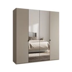 Wiemann Kahla 4 Door Mirrored Wardrobe -Dunelm Shop 30858633 alt02