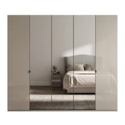 Wiemann Kahla 5 Door Mirrored Wardrobe -Dunelm Shop 30858635 alt01