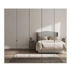 Wiemann Kahla 5 Door Mirrored Wardrobe -Dunelm Shop 30858637 alt01