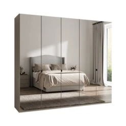 Wiemann Kahla 5 Door Mirrored Wardrobe -Dunelm Shop 30858637 alt02