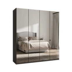 Wiemann Kahla 4 Door Mirrored Wardrobe -Dunelm Shop 30858652 alt02
