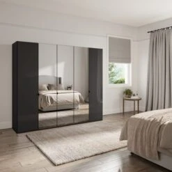 Wiemann Kahla 5 Door Mirrored Wardrobe -Dunelm Shop 30858655