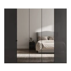 Wiemann Kahla 5 Door Mirrored Wardrobe -Dunelm Shop 30858655 alt01
