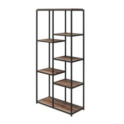 Quincy 5 Shelf Bookcase, Weathered Oak -Dunelm Shop 30860052 alt06