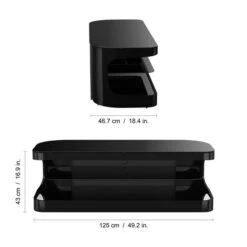 AVF Affinity Kensington TV Stand For TVs Up To 65" -Dunelm Shop 30861055 alt09