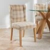 Oswald Set Of 2 Dining Chairs, Country Check -Dunelm Shop 30872520