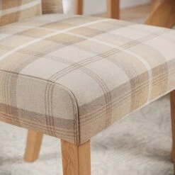 Oswald Set Of 2 Dining Chairs, Country Check -Dunelm Shop 30872520 alt03