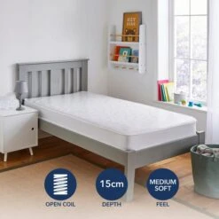 Fogarty Kids Open Coil Single Waterproof Mattress