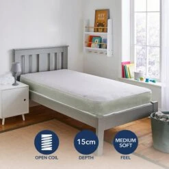 Fogarty Kids Open Coil Single Memory Fibre Mattress