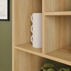 Hardy Slim Bookcase With Drawer, Oak Effect -Dunelm Shop 30874180 alt03