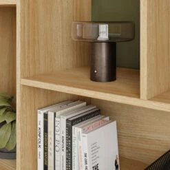 Hardy Wide Bookcase With 2 Drawers, Oak Effect -Dunelm Shop 30874521 alt03