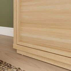 Hardy Wide Bookcase With 2 Drawers, Oak Effect -Dunelm Shop 30874521 alt04