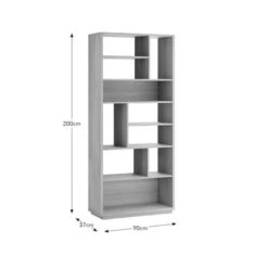 Hardy Slim Bookcase, Oak Effect 13 Hardy Slim Bookcase, Oak Effect -Dunelm Shop 30874523 alt09