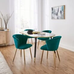 Kendall Dining Chair, Velvet 29 Kendall Dining Chair, Velvet -Dunelm Shop 30876321