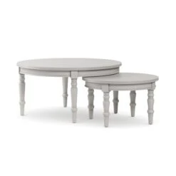 Ariella Coffee Nest Of Tables, Warm Stone -Dunelm Shop 30876514 alt05