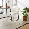 Lillia Boucle Bar Stool -Dunelm Shop 30882771
