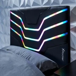 X Rocker Cosmos RGB Single Gaming Ottoman Bed In Box With Neo Motion LED -Dunelm Shop 30885665 alt03