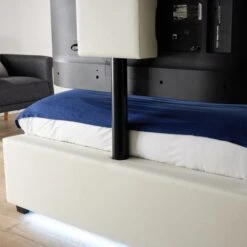 XR Living Ava TV Bed With LED Lights And TV Mount -Dunelm Shop 30885675 alt02