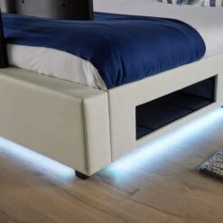 XR Living Ava TV Bed With LED Lights And TV Mount -Dunelm Shop 30885675 alt04