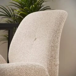 Ginny Boucle Swivel Office Chair -Dunelm Shop 30886351 alt02