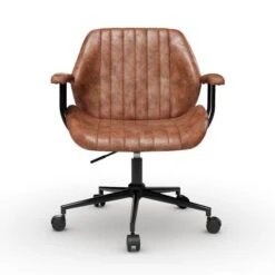 Clement Faux Leather Office Chair -Dunelm Shop 30886352 alt06