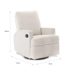 Obaby Madison Swivel Glider Recliner Chair 30 Obaby Madison Swivel Glider Recliner Chair -Dunelm Shop 30886585 alt05
