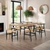 Hudson 6-8 Seater Rectangular Extendable Dining Table, Oak -Dunelm Shop 30888475