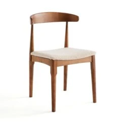 Elements Alva Dining Chair, Warm Sand Boucle -Dunelm Shop 30888644 alt04