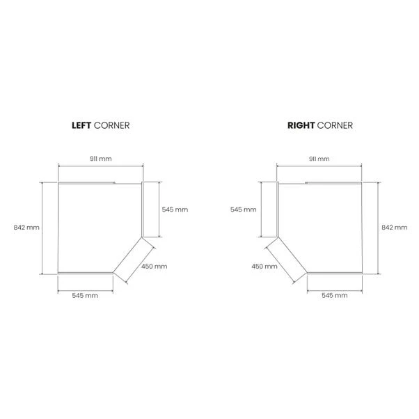Harmony Sudbury 3 Piece Mirrored Corner Wardrobe Set 9 Harmony Sudbury 3 Piece Mirrored Corner Wardrobe Set - Image 7