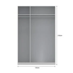 Harmony Sudbury Framed Triple Wardrobe -Dunelm Shop 30888995 alt09