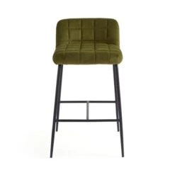 Caden Counter Height Bar Stool, Velvet -Dunelm Shop 30891266 alt04