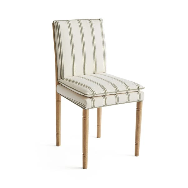 Churchgate Walcote Dining Chair, Striped Fabric 7 Churchgate Walcote Dining Chair, Striped Fabric - Image 5
