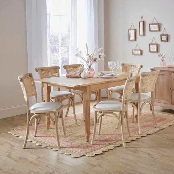 Florine Dining Chair, Natural 4 Florine Dining Chair, Natural - Image 2
