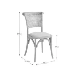Florine Dining Chair, Natural 17 Florine Dining Chair, Natural -Dunelm Shop 30891460 alt09