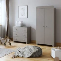 Little Acorns Classic 3 Drawer Chest And Wardrobe Nursery Set -Dunelm Shop 30892455 alt05
