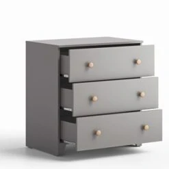 Little Acorns Classic Oak Effect 3 Piece Nursery Furniture Set -Dunelm Shop 30892462 alt05