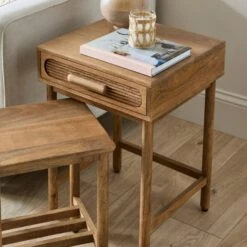 Khari Nesting Side Tables, Mango Wood 15 Khari Nesting Side Tables, Mango Wood -Dunelm Shop 30893660 alt02
