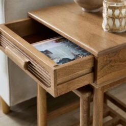 Khari Nesting Side Tables, Mango Wood 16 Khari Nesting Side Tables, Mango Wood -Dunelm Shop 30893660 alt03