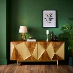 Zadie Extra Wide Sideboard, Mango Wood