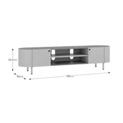 Elements Griffin Extra Wide TV Unit For TVs Up To 80" -Dunelm Shop 30894176 alt09