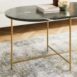 Cinzia Real Marble Coffee Table -Dunelm Shop 30894659 alt01