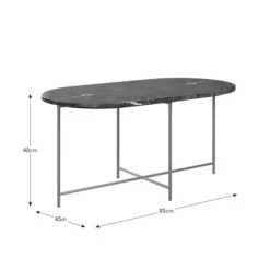 Cinzia Real Marble Coffee Table -Dunelm Shop 30894659 alt09