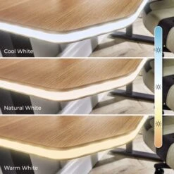 X Rocker Living Woodgrain Desk With Wireless Charging, 140x60cm -Dunelm Shop 30895061 alt04