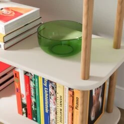 Elements Miller Low Bookcase, Stone 11 Elements Miller Low Bookcase, Stone -Dunelm Shop 30895134 alt02