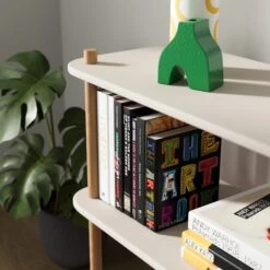 Elements Miller Low Bookcase, Stone 12 Elements Miller Low Bookcase, Stone -Dunelm Shop 30895134 alt03