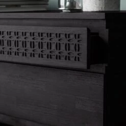 Baytown Boutique 4 Drawer Chest, Black -Dunelm Shop 30899759 alt01