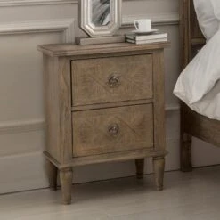 Modesto 2 Drawer Bedside Table -Dunelm Shop 30899785 alt02